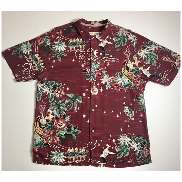 tommy bahama christmas shirt